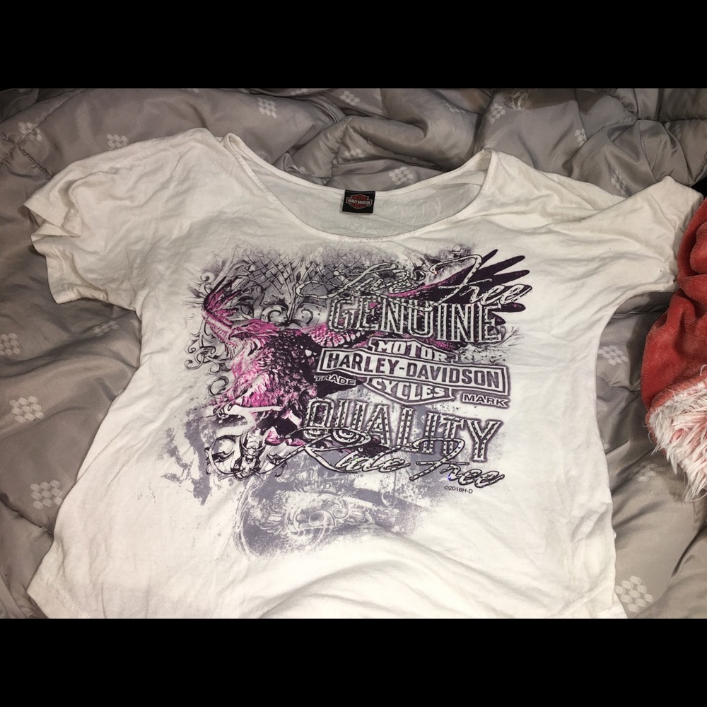 Harley Davidson Jeweled dress shirt